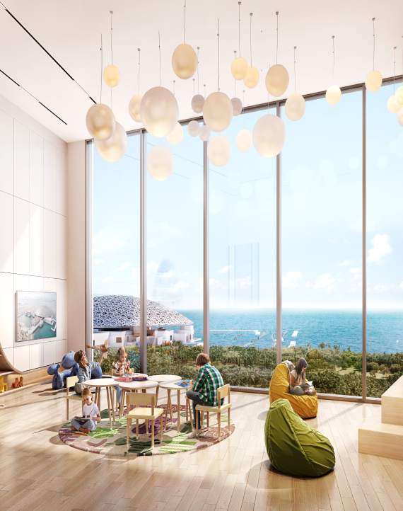 Spacious Interiors of Saadiyat Grove