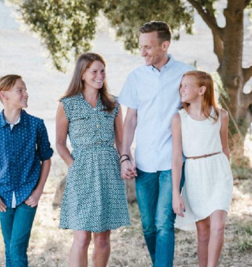 Happy Family in the Park